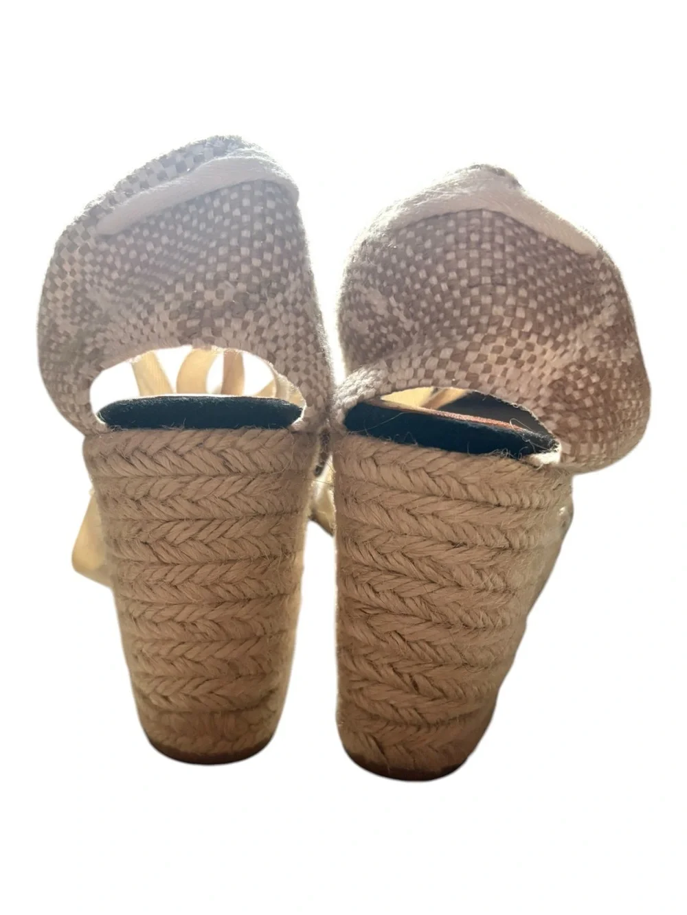 Castañer x Missoni Multicolor Embroidered Espadrille Wedges Ankle Ties, EU 40